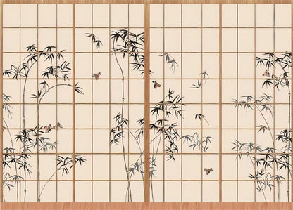 Papier Peint Panneau Japonais Motif