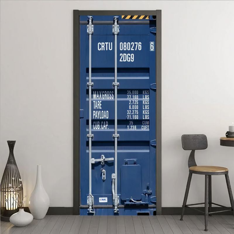 Papier Peint Porte Industriel