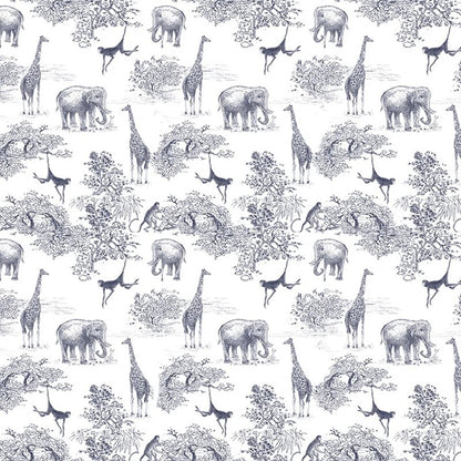 Papier Peint motif Animaux Noir Et Blanc