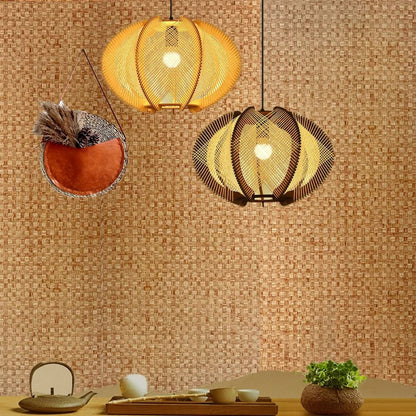 Papier peint bambou tresse deco mural