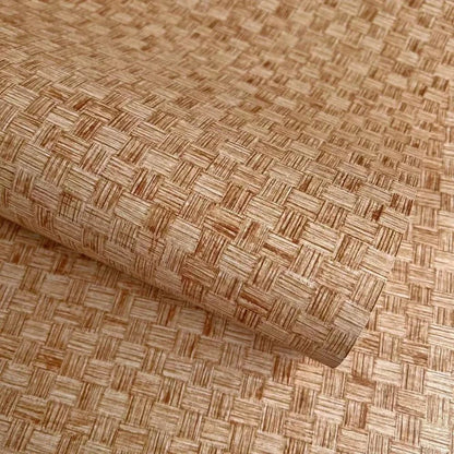Papier peint bambou tresse motif