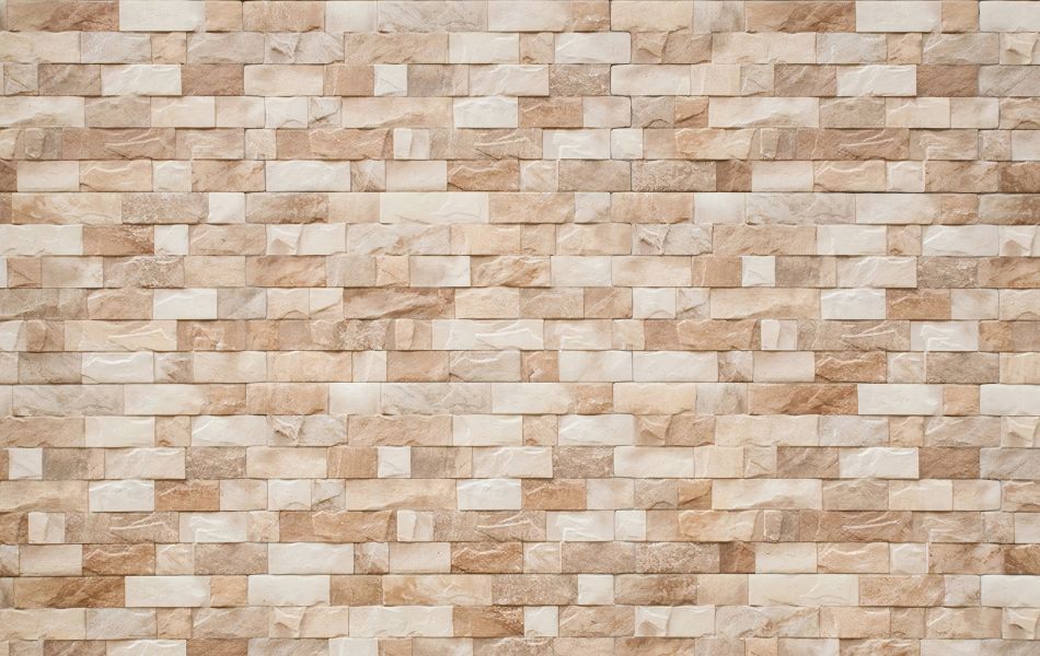 Papier peint brique moderne