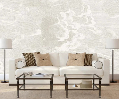Papier peint effet nuage