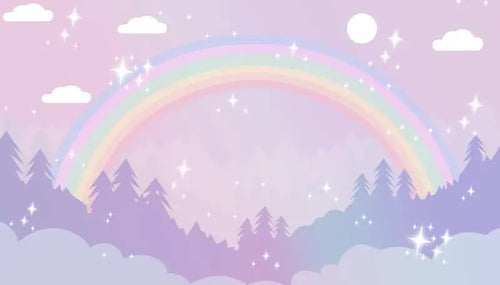 Papier peint Arc-en-ciel