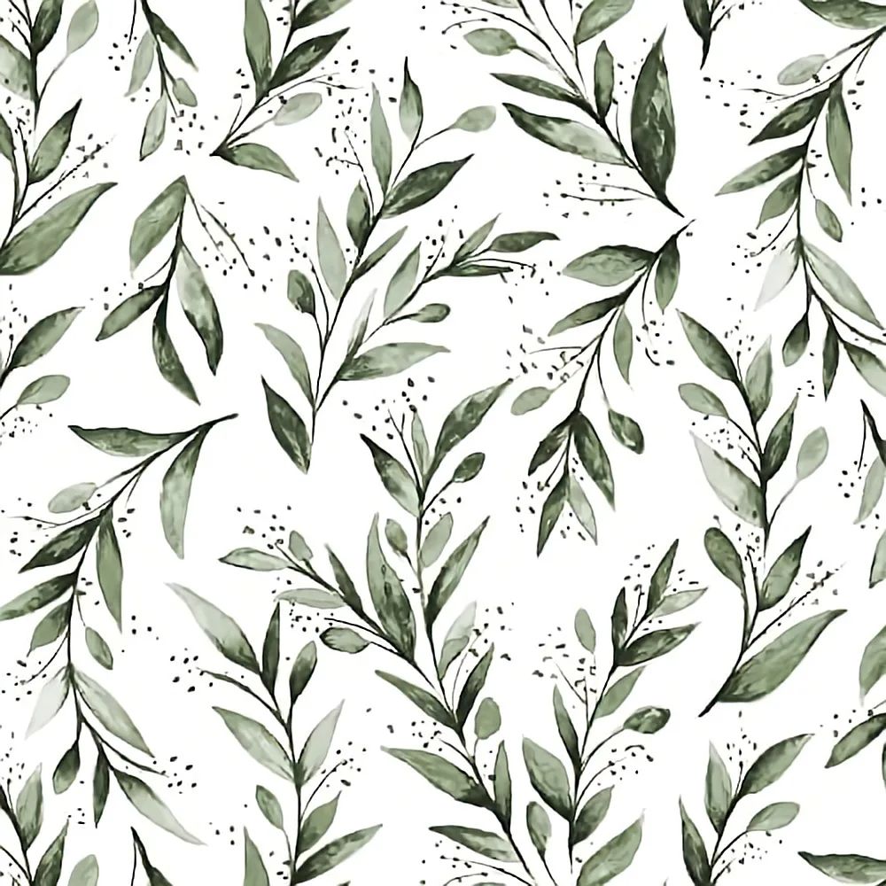 Papier peint feuilles d'olivier