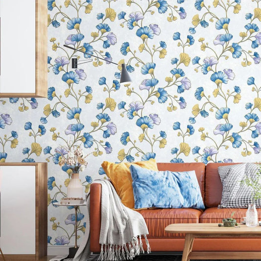 Papier peint fleur de ginkgo