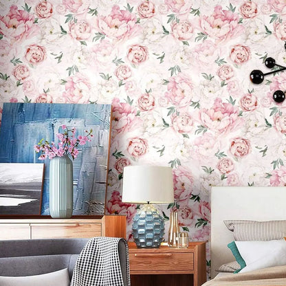 Papier peint grosses fleurs pour enfant deco mural