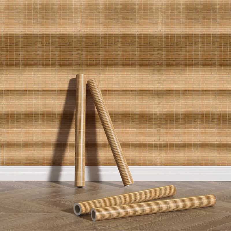 Papier peint imitation bambou