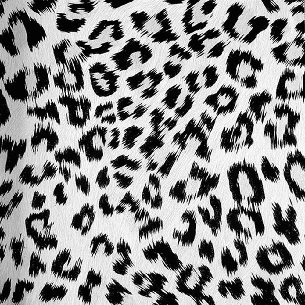 Papier peint léopard gris