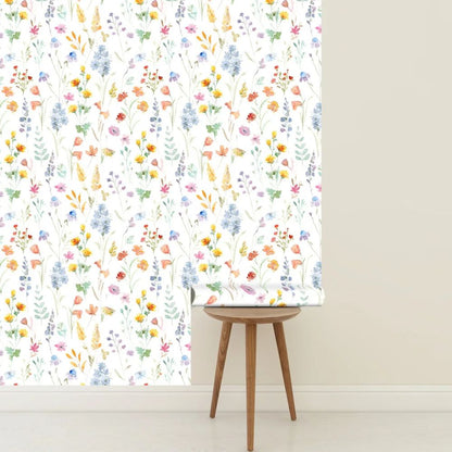 Papier peint liberty fleur bebe motif
