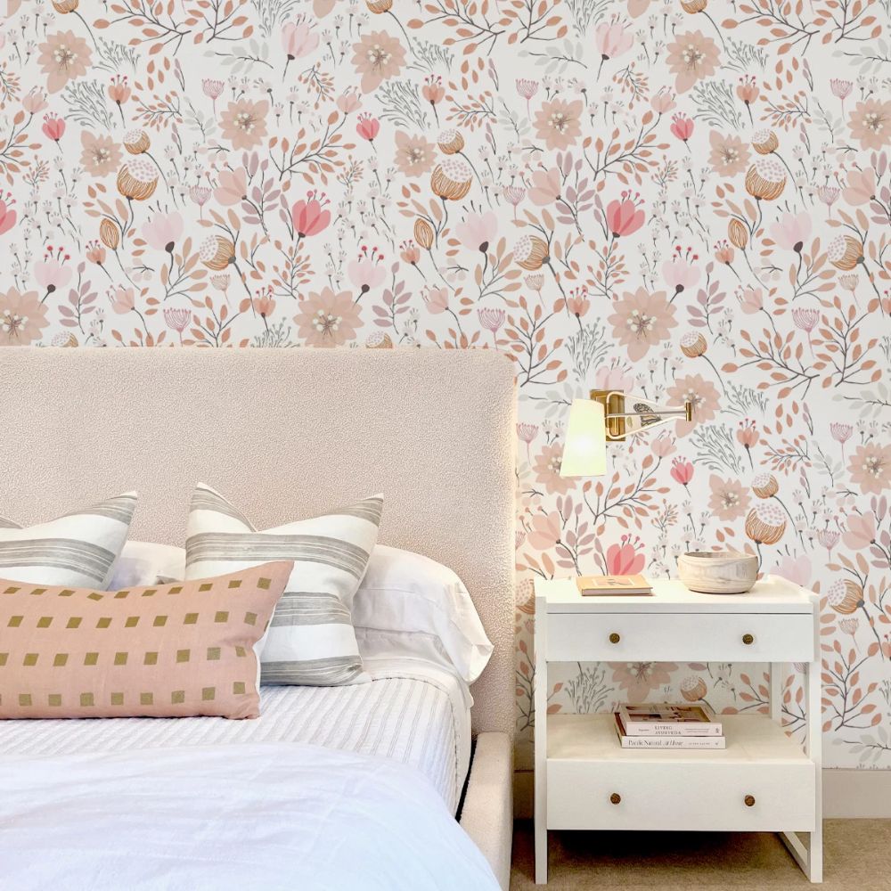 Papier peint liberty wc deco chambre
