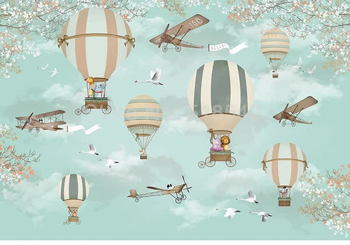 Papier peint Montgolfière
