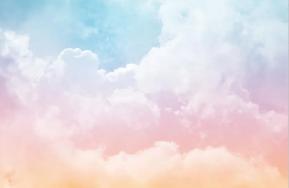 Papier peint nuage pastel