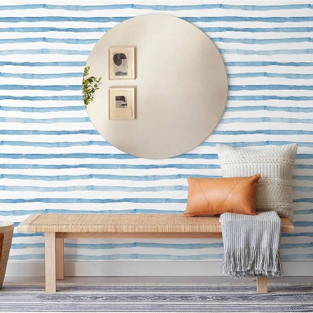 Papier peint rayure chambre enfant deco chambre