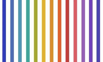 Papier peint rayures multicolores deco murale