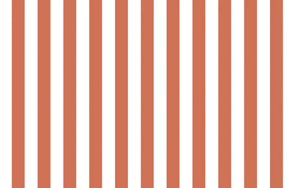Papier peint rayures orange chambre