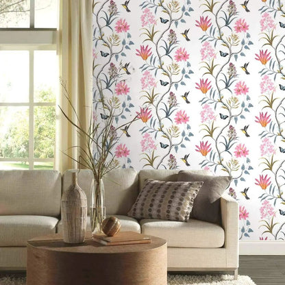 Papier peint style anglais liberty