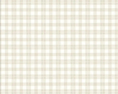 Papier peint tartan ecossais beige motif