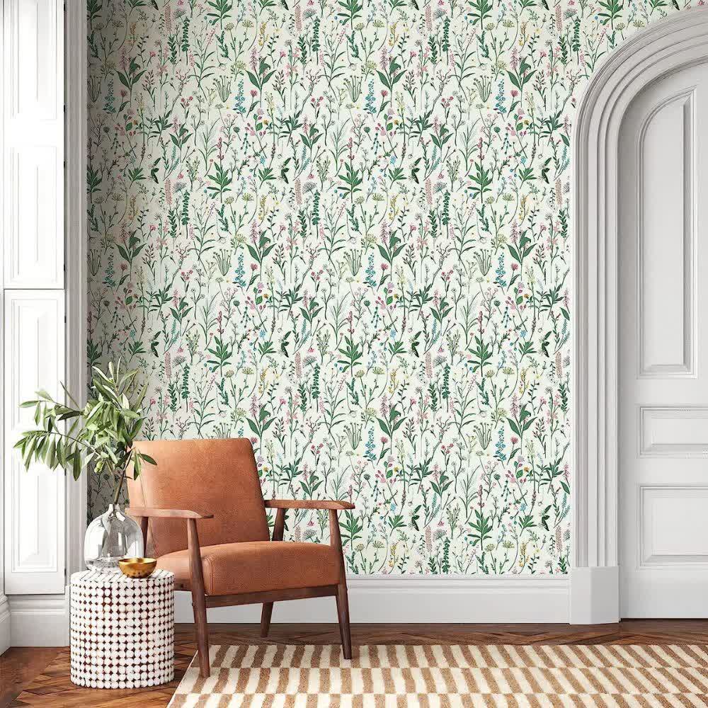 Papiers peint liberty vert