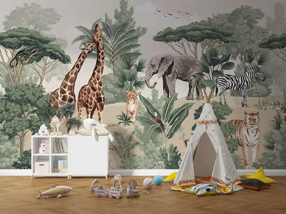 Papier Peint Jungle Enfant