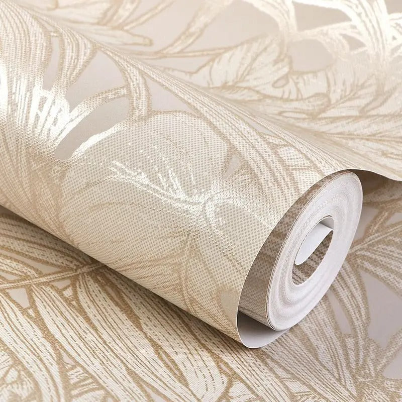 Papier Peint Palmier Beige