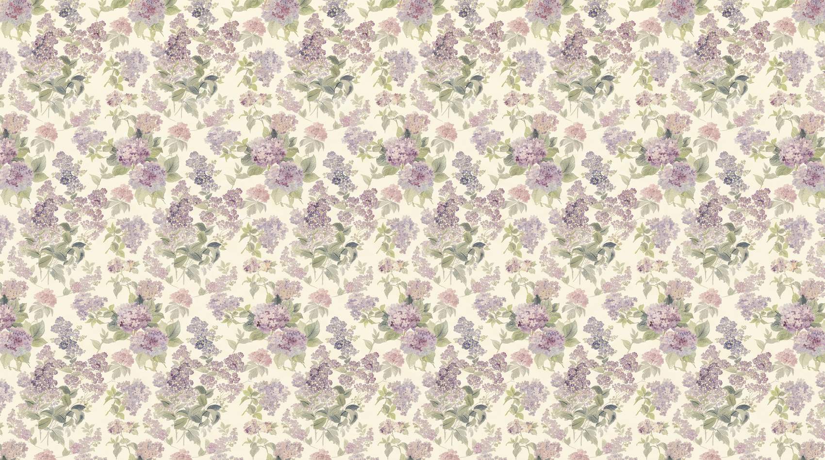 Couloir papier peint fleuri