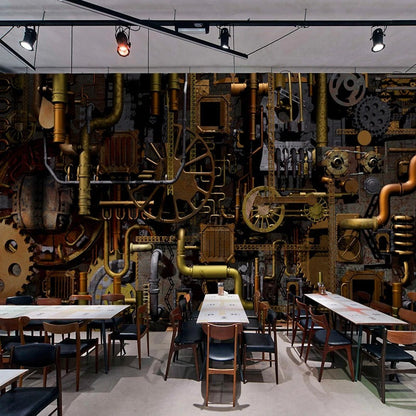 Papier Peint 3D Style Industriel