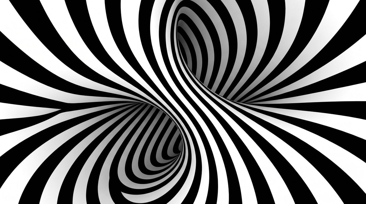 Papier Peint Abstrait Noir Et Blanc