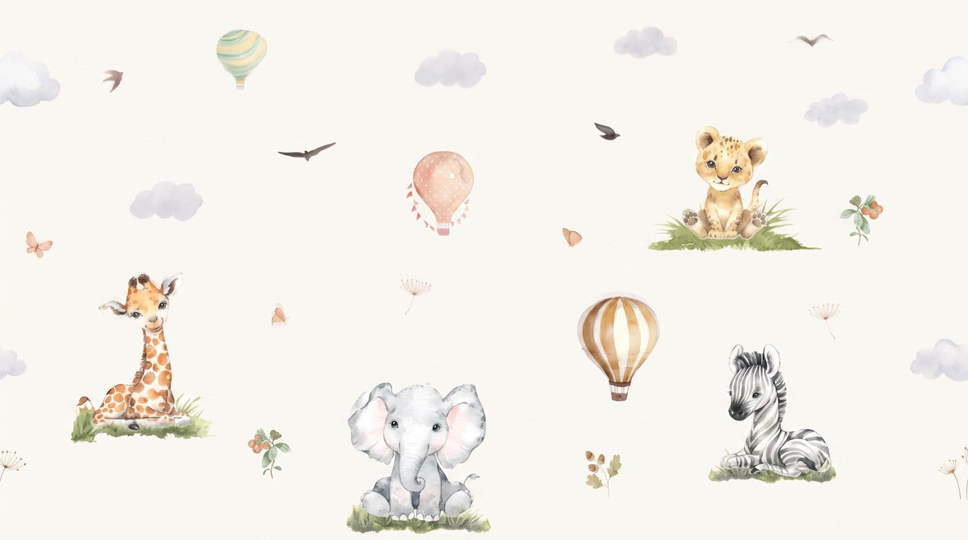 Papier Peint Animaux Chambre Bébé