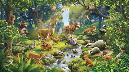 Papier Peint Animaux Foret