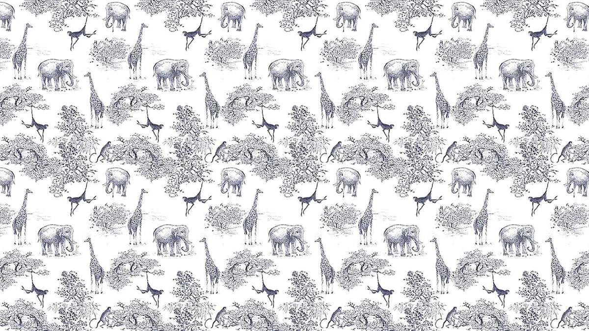Papier Peint Animaux Noir Et Blanc