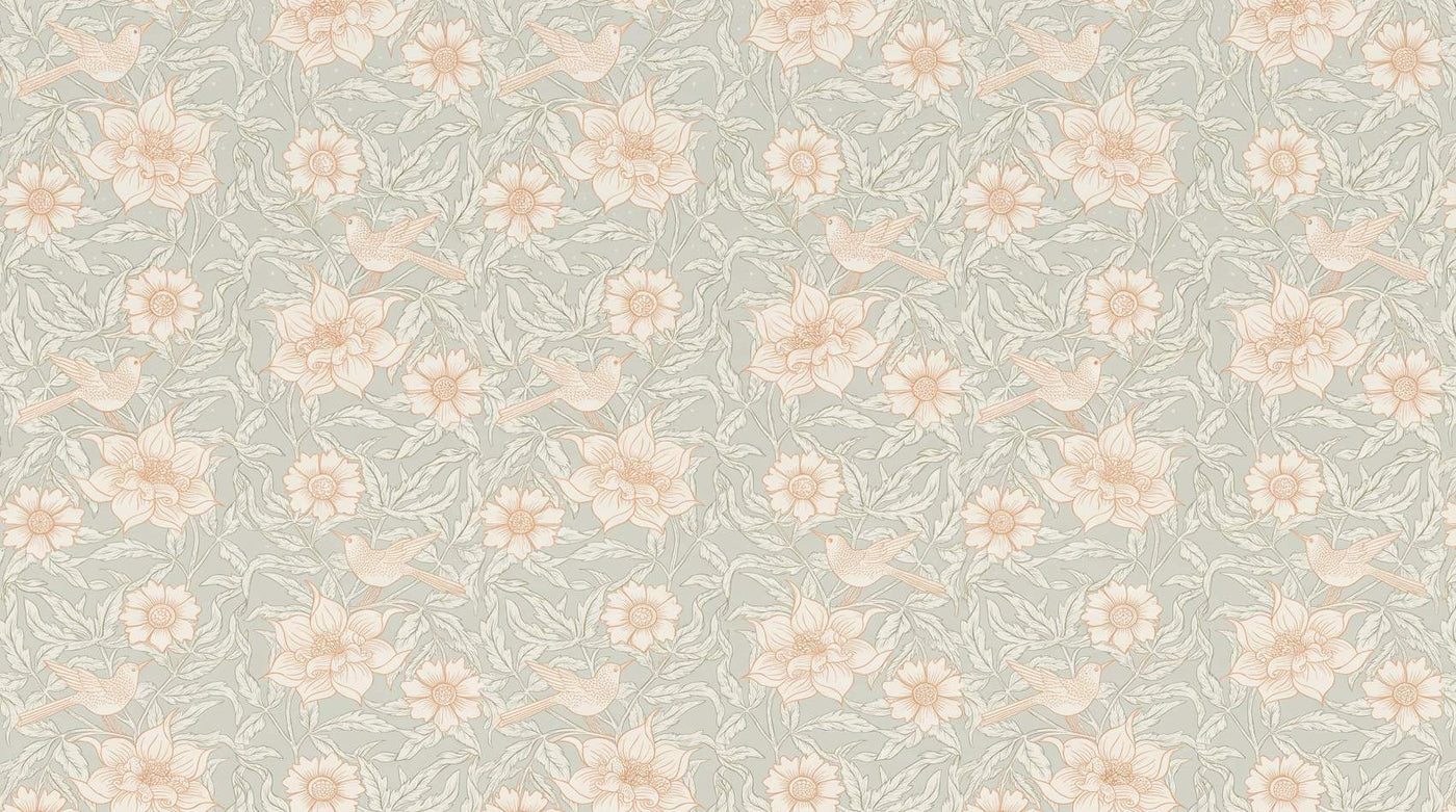 Papier peint arabesque florale