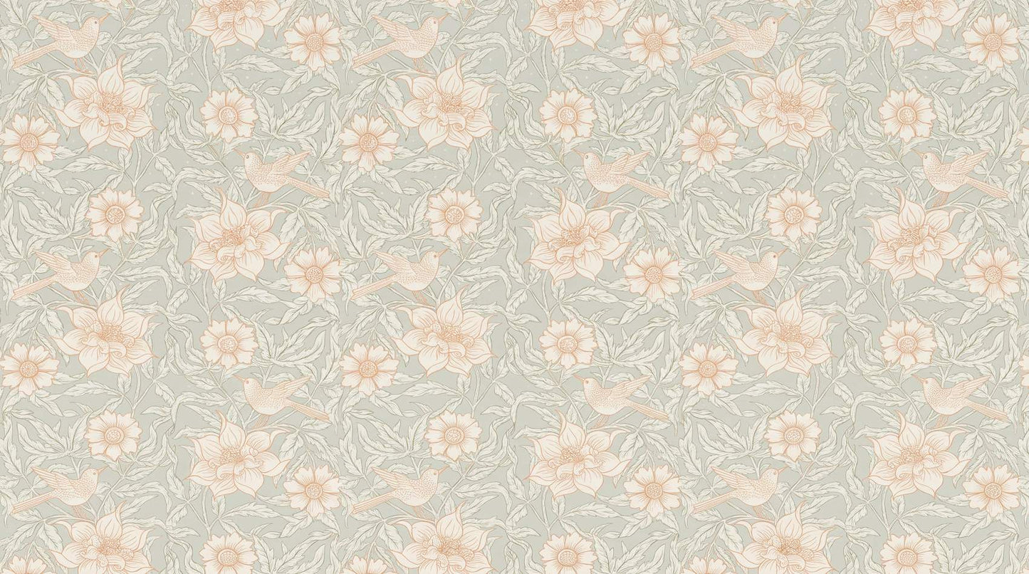 Papier peint arabesque florale