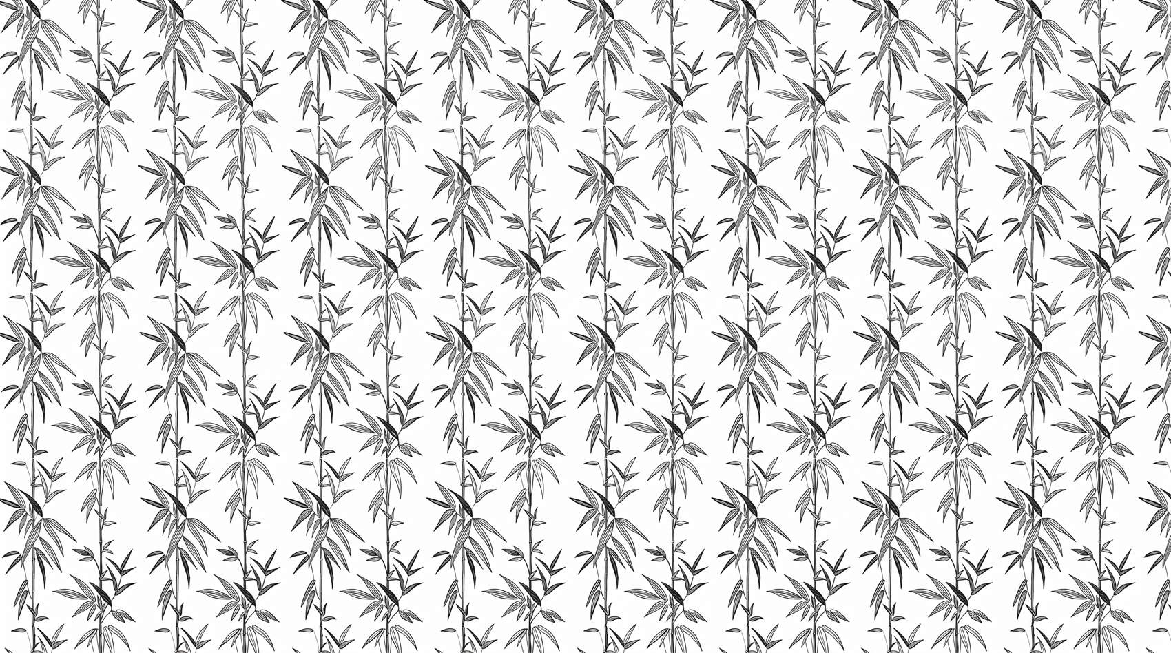 Papier peint bambou noir et blanc