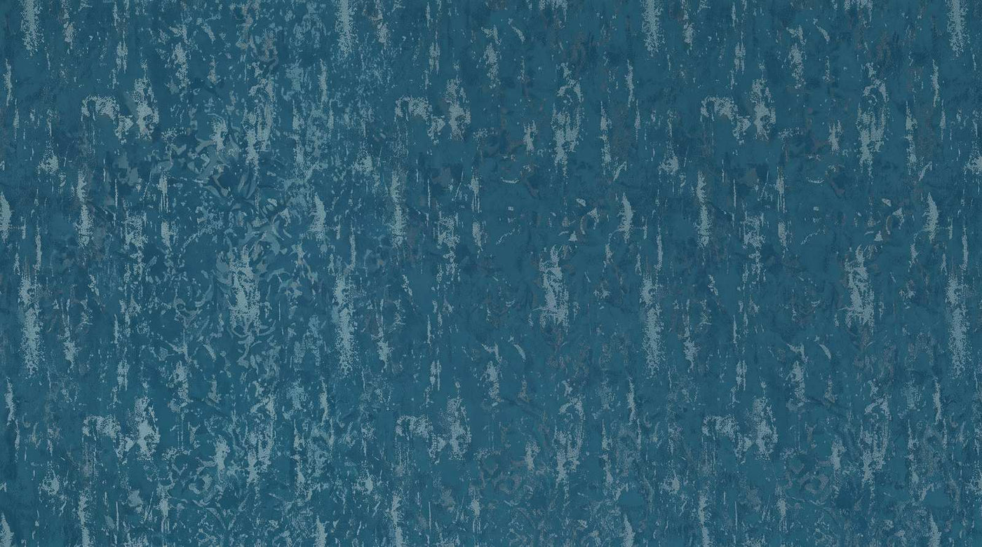 Papier peint bleu canard couloir