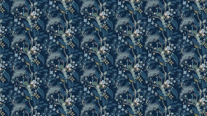 papier-peint-bleu-paon-motif