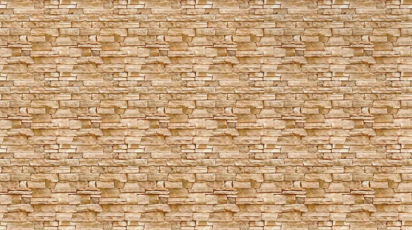 Papier peint brique et pierre