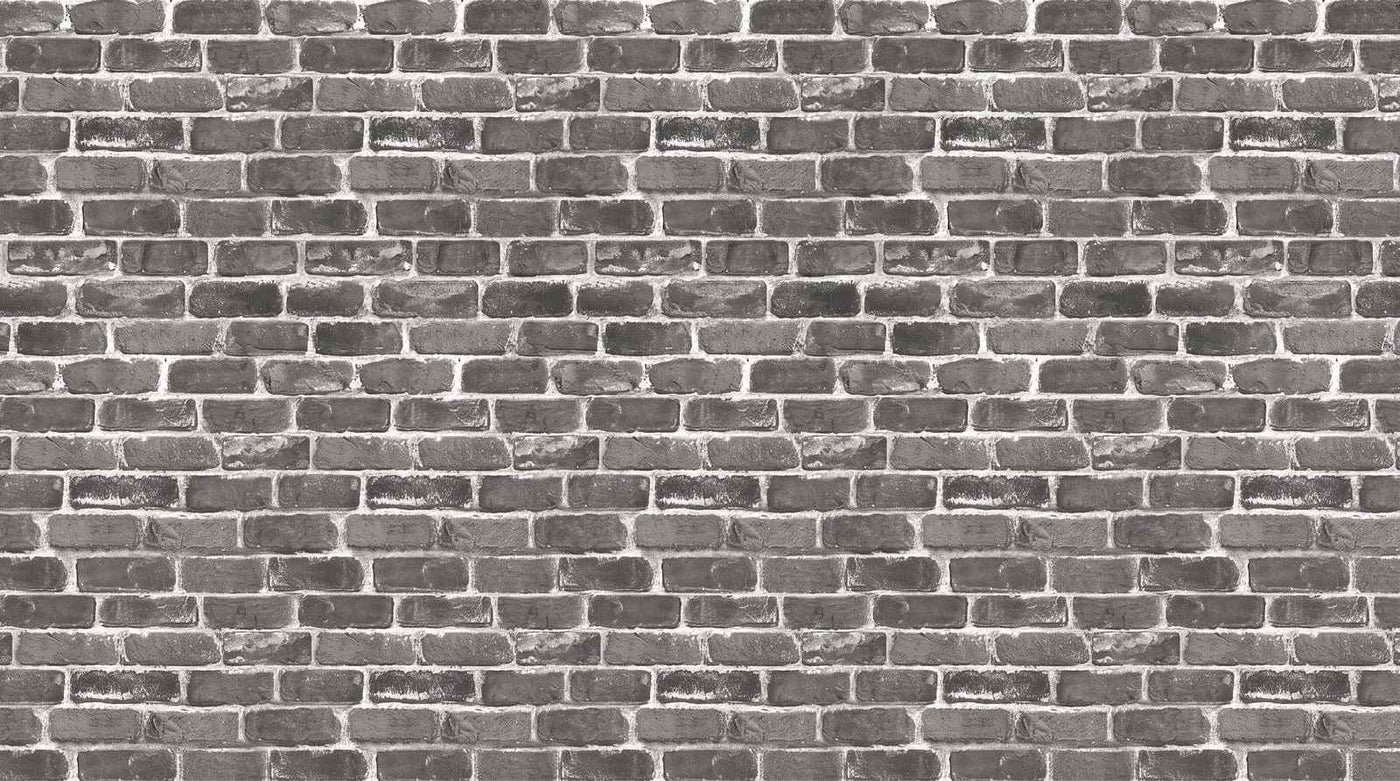 Papier peint brique gris