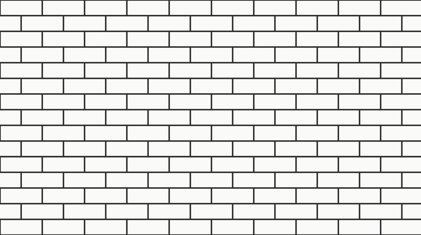 Papier peint brique noir et blanc