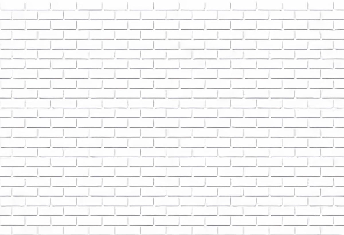 Papier peint brique blanche