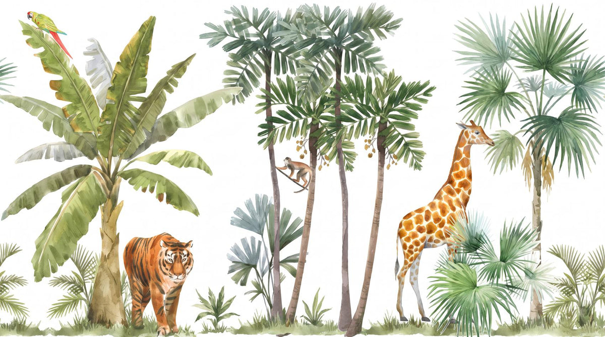 Papier Peint Chambre Bébé Savane