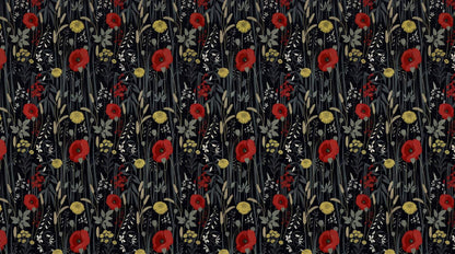 Papier peint coquelicot