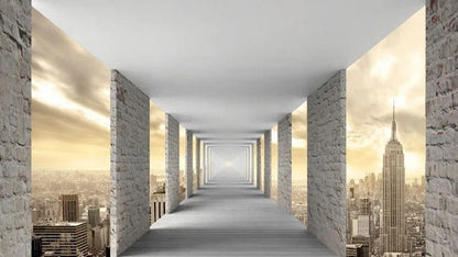 papier-peint-couloir-chambre-motif