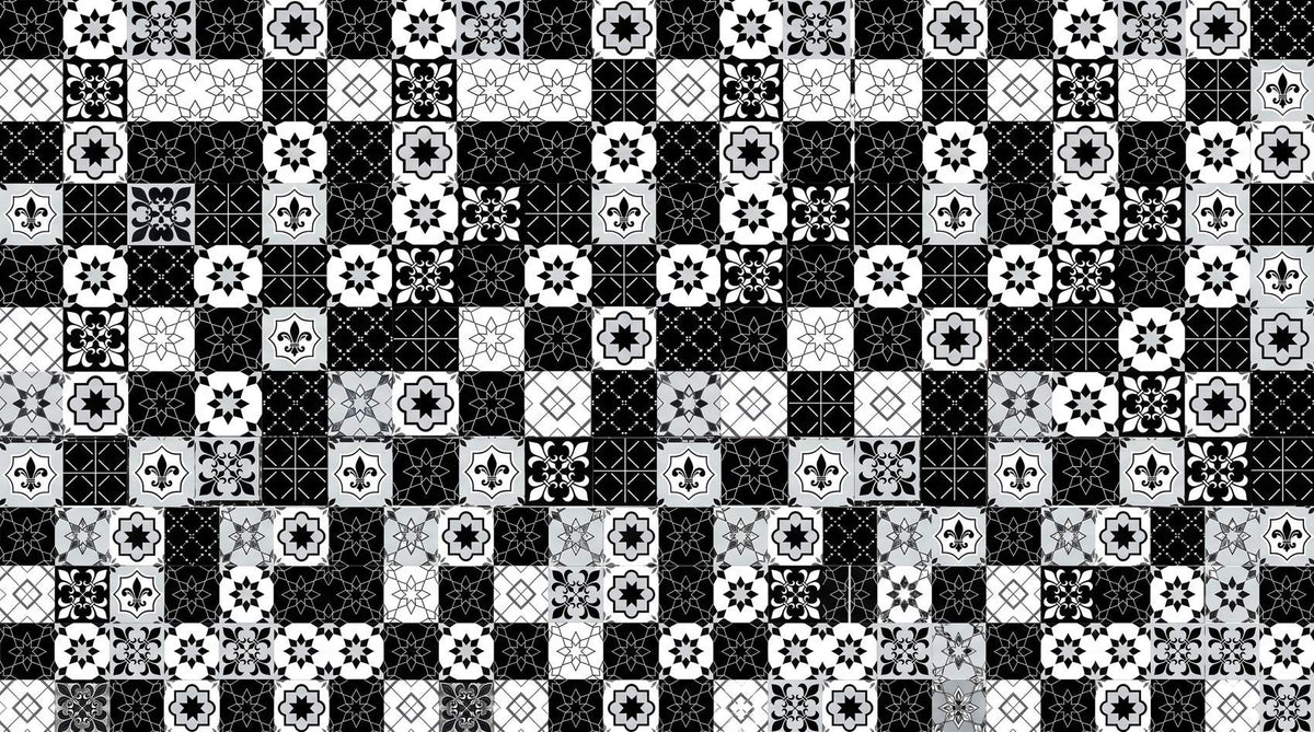 Papier Peint Cuisine Noir Et Blanc