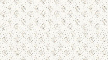 Papier peint dentelle florale