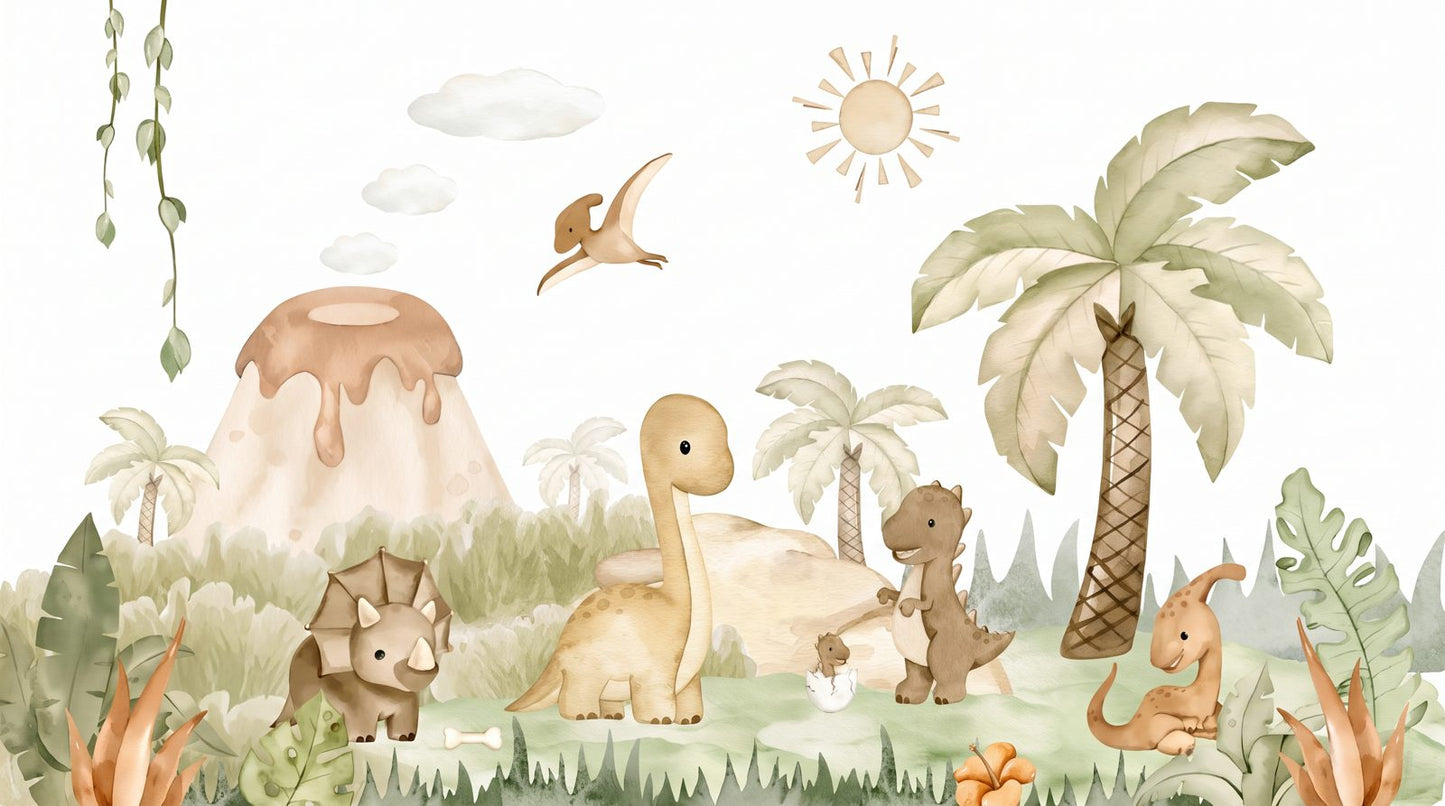 Papier Peint Dinosaure Bébé
