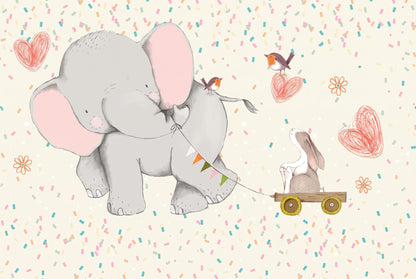 Papier Peint Éléphant Bébé