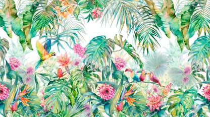 Papier Peint Feuillage Coloré