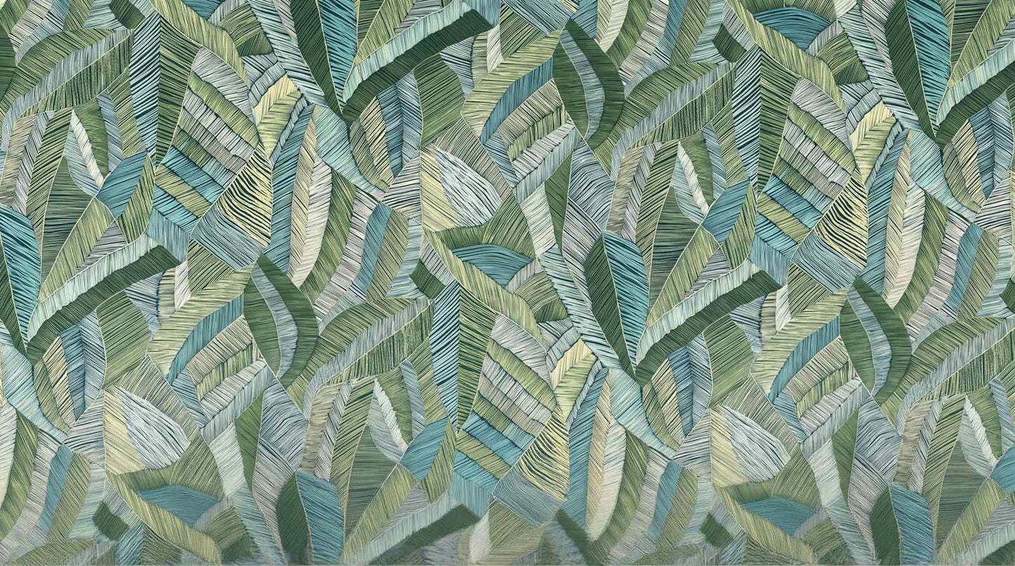 Papier peint feuille de bananier