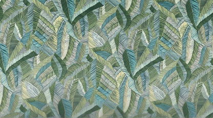 Papier peint feuille de bananier